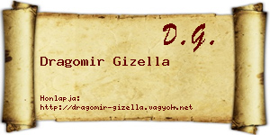 Dragomir Gizella névjegykártya